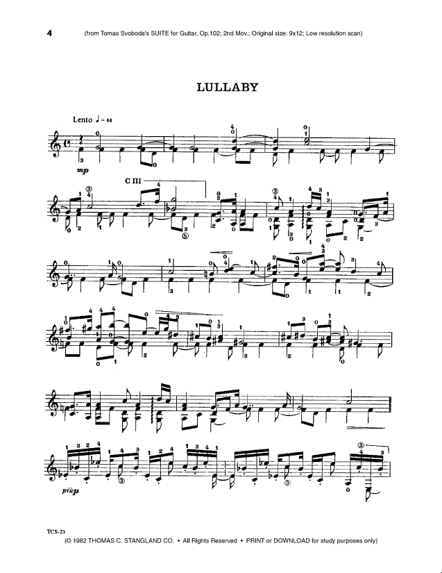 Sheet music