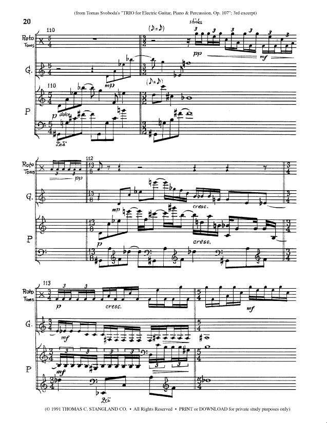 Sheet music