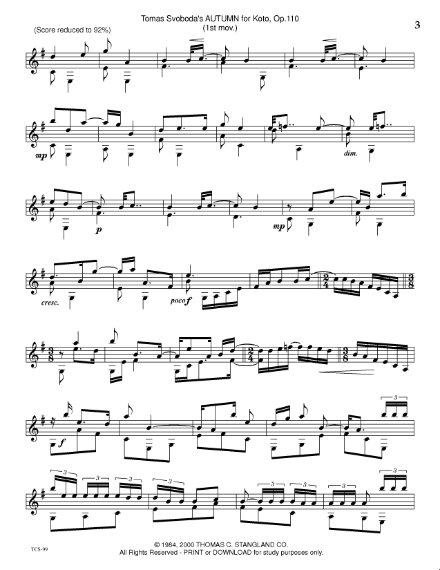 Sheet music