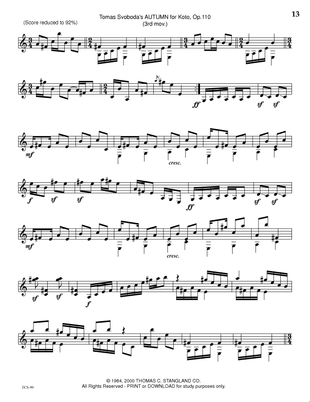 Sheet music