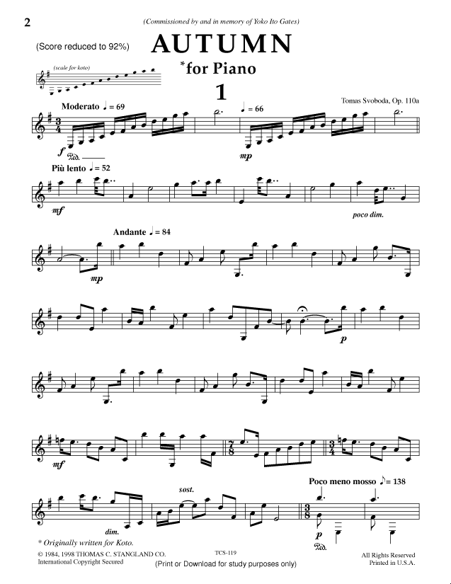 Sheet music