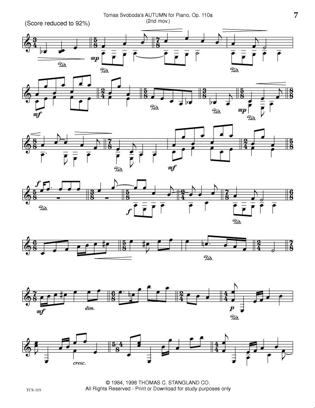 Sheet music