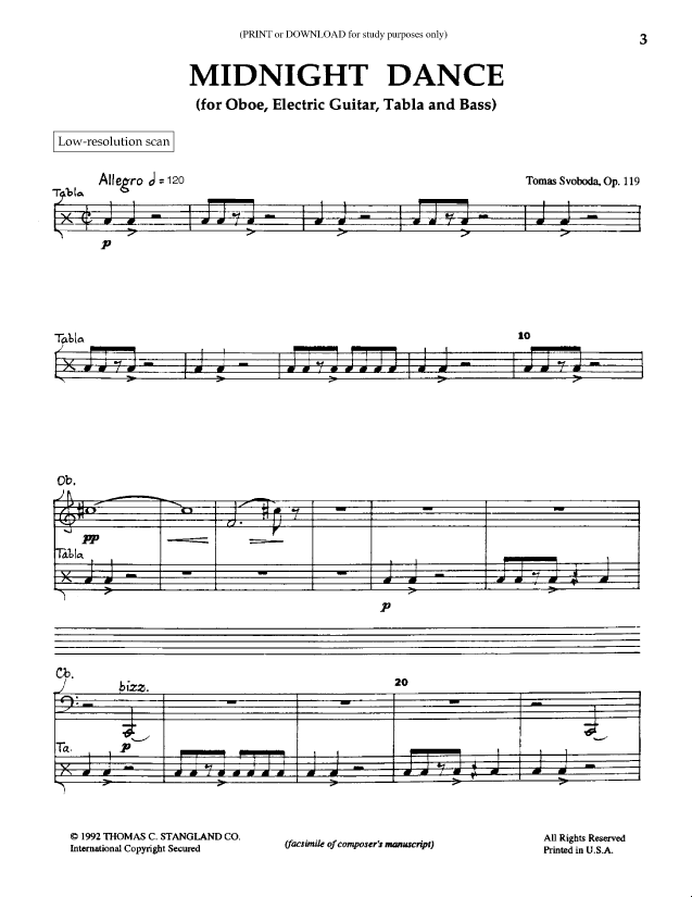 Sheet music