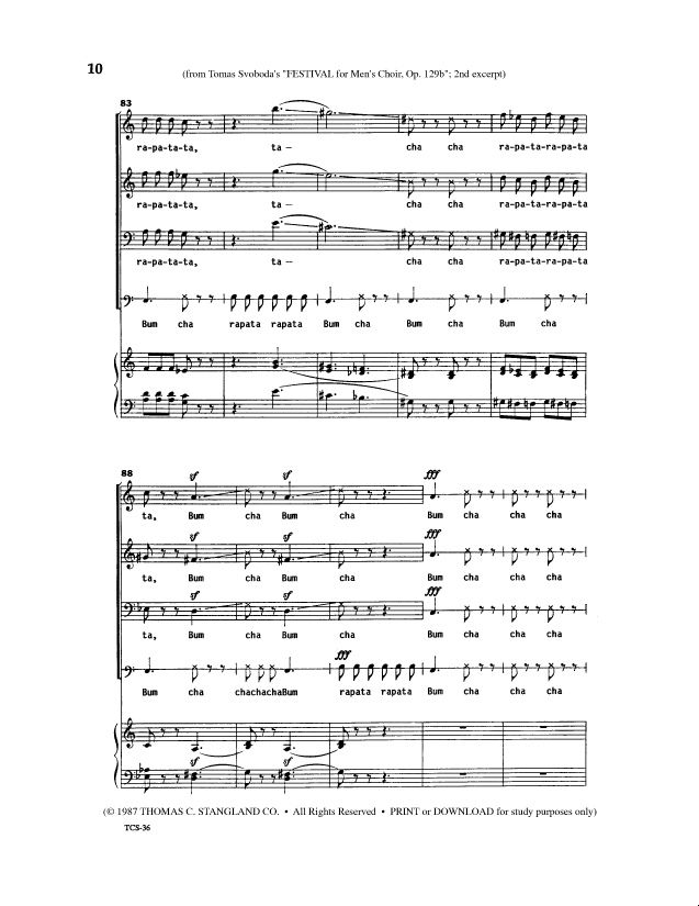 Sheet music