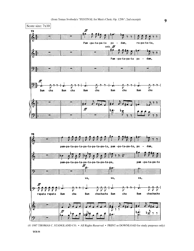 Sheet music