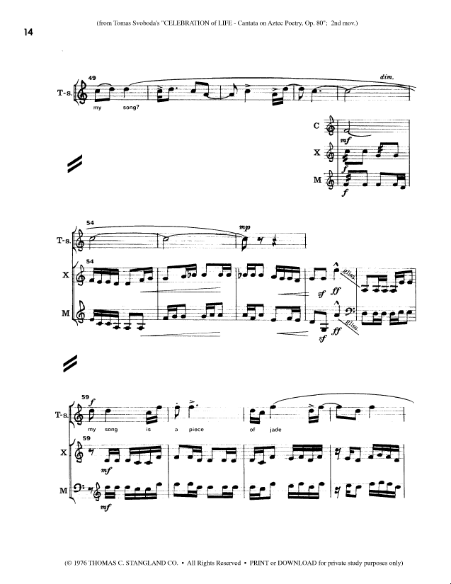 Sheet music